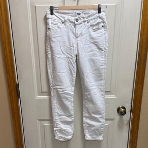 PAIGE Women's Crisp White Kylie Crop Straight Leg Jeans size 26